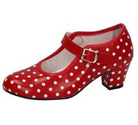 CREACIONES PASOS DE BAILE S.L. - Zapato - Carleti 17 Flamenca Rojo, Talla: 37