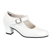 Creaciones PASOS DE BAILE Zapatos Flamenca - Sintético para: Mujer Color: Blanco Talla: 38