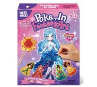 Creaciones Poke-In TwinkleCharm | Kit de Manualidades Princesas de Fantasía (6 Diseños) para Niñas 4-9 Años | Juego Creativo Sin Pegamento y Sin Desorden | Regalo Original