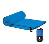 Creacloud Toalla Gimnasio Microfibra Grande/Pequeña, Absorbe al Instante, Antideslizante y Secado Rápido, Diseño Hombre/Mujer, Portátil para Deporte, Viajes y Entrenamiento (Azul, 180x90cm)