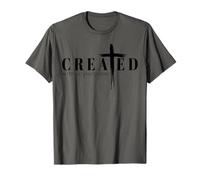Creado con un propósito Cristianos Verso fe Biblia Jesus Camiseta