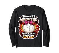 Creado Monster She Calls Me Dad Voleibol Hija Volley Manga Larga