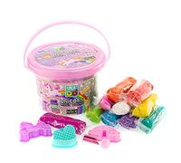 CREADO' - Nice Group - Cubo mágico de Unicornio, Juego con 500 g de Plastilina moldeable y 3 moldes para niños.