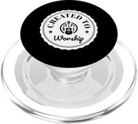 Creado para Adorar Inspiración Cristiana PopSockets PopGrip para MagSafe