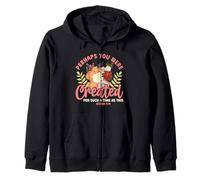 Creado para un Tiempo como Este Ester 4:14 Christian Floral Sudadera con Capucha