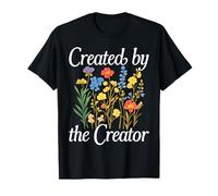 Creado por El Creador Jesús Dios Cristiano Religión Iglesia Camiseta