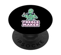 Creador de Agudos Divertido músico Clave de Sol Juego de Palabras PopSockets PopGrip Adhesivo