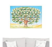 Creador de Árbol Genealógico - Plantillas Genealógicas para Completar | Suministros para el Hogar Familia Parientes Amigos Decoración de Salón Dormitorio Oficina