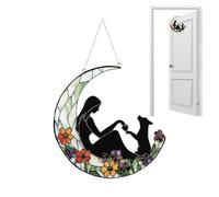 Creador De Arcoíris para Ventana - Decoración Hogar Acrílico Colorido 2D | Colgante Cachorro Decoración Jardín | para Exterior Interior Pared Puerta Mujeres Esposa Hermanas Tías Amigas