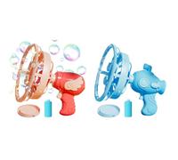 Creador de Burbujas para Exterior, Juguete de soplador de Burbujas para Interiores y Exteriores, Fiesta de cumpleaños, Boda en Color Rosa y Azul, Modelo Ángel y Submarino