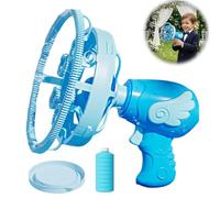 Creador de Burbujas para Exterior y Interior, Juguete soplador de Burbujas para Bodas, cumpleaños y Eventos - Ángel Azul