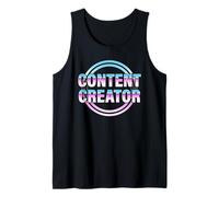 Creador de Contenido Estilo Retro Camiseta sin Mangas