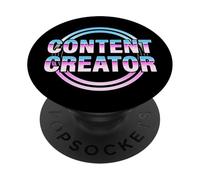 Creador de Contenido Estilo Retro PopSockets PopGrip Adhesivo