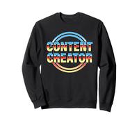 Creador de Contenido Estilo Retro Sudadera