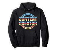 Creador de Contenido Estilo Retro Sudadera con Capucha