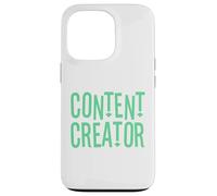 Creador de Contenido, inspiración, influencers, Vlogger, podcaster Carcasa para iPhone 13 Pro