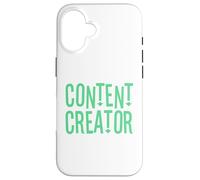 Creador de Contenido, inspiración, influencers, Vlogger, podcaster Carcasa para iPhone 16