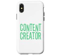 Creador de Contenido, inspiración, influencers, Vlogger, podcaster Carcasa para iPhone X/XS