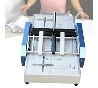 Creador de folletos A3, máquina plegadora y grapadora automática de papel 2 en 1, tamaño máximo de papel de 11,7 x 16,5 pulgadas, máquina de encuadernación de libros de escritorio eléctrica de 60 W