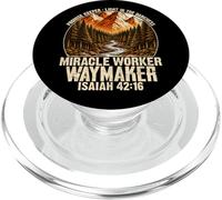 Creador de promesas Isaías 42 16 Fe Cristiana PopSockets PopGrip para MagSafe
