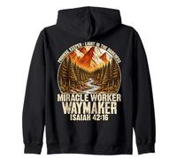 Creador de promesas Isaías 42 16 Fe Cristiana Sudadera con Capucha