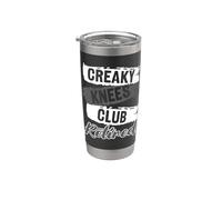 Creaky Knees Club - Grupo de recuerdos de humor para envejecimiento Vaso térmico de acero inoxidable de doble pared