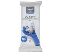 Creall Do & Dry Pasta para Modelar de Secado al Aire, Blanca, 1 x 500 g | Arcilla sin horno | Lista para usar y suave | Manualidades, escuela, hobby y proyectos DIY