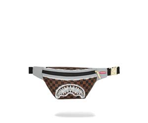 Cream And Brown Tear Check Savvy Crossbody