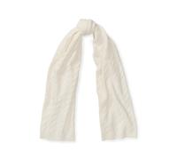 Cream Bufanda de punto de cachemira TALLA ÚNICA