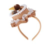 Cream Cake Headband | Cupcake Headband Fashion Hair Accessories Props | Charming Cake Hair Decoration Headpieces For Parties Festival Celebration Holiday Gathering Carnival Cosplay Photography