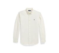 Cream Camisa de pana Custom Fit XL