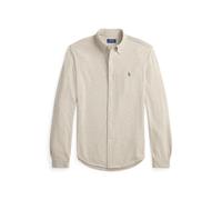 Cream Camisa de piqué ultraligera L