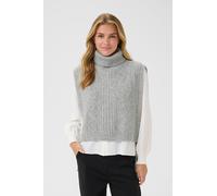 Cream Chaleco de punto 'Frina' gris moteado XL-XXL EUR