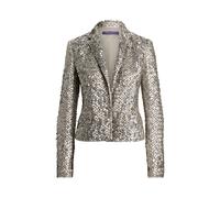 Cream Chaqueta Fawn de raso de seda EU 42