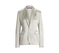 Cream Chaqueta Parker de raso elástico EU 40