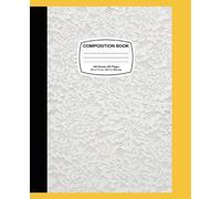 Cream Coquette Composition Notebook | White Floral Elegant Aesthetic | For Teen Girls & Women: Preppy Chic Journal for School, Work & Everyday Use