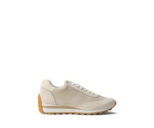 Cream Deportiva Dani de ante perforado EU 36