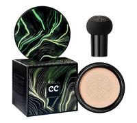 Cream Foundation - 20g Honey and Pine CC Cream | Moisturizing Cushion Musĥroom Head Sponge Design - Covers Blemishes Smooth Silky Finish Long Lasting Natural Makeup | Skin Tone Corrector Use