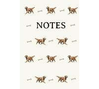 Cream Golden Retriever Notebook: Neutrals, Notes, Journal, Exercise Book, Compositon Notes, Dog Lover, Dog Breeds, Birthday, Christmas, Stocking Stuffer, Gift, 75 Pages, 6x9, Hardback