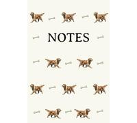 Cream Golden Retriever Notebook: Neutrals, Notes, Journal, Exercise Book, Compositon Notes, Dog Lover, Dog Breeds, Birthday, Christmas, Stocking Stuffer, Gift, 75 Pages, 6x9, Paperback