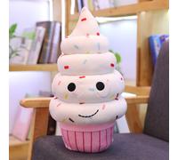 (Cream Ice Cream 40cm)Snack Memes Hamburguesa Salchicha Palomitas Chips Pan Helado Peluche Juguete 2060cm Muñeca