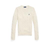 Cream Jersey de algodón en punto de ochos XL