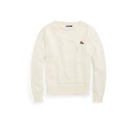 Cream Jersey de algodón Relaxed Fit bordado XL