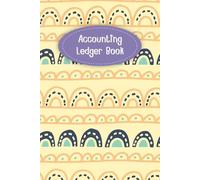 Cream & Lavender Cover: Accounting Ledger Book for Tracking Income & Expense, come with undated calendar, Size 6”x9”, 120 Pages.