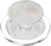 Cream Off White with Pink Dusty Rose and Taupe Vein PopSockets PopGrip para MagSafe