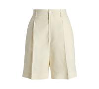 Cream Pantalón corto Tracy de lino plisado EU 34