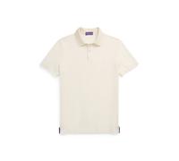Cream Polo de piqué Custom Slim Fit XL