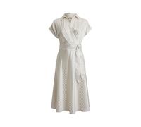 Cream Tallas Grandes - Vestido de sarga con rayas y cinturón 50