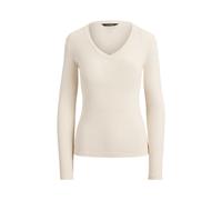 Cream Tallas Pequeña - Top acanalado de manga larga L