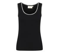 Cream Top 'CRRibba' negro / blanco, Talla XL
